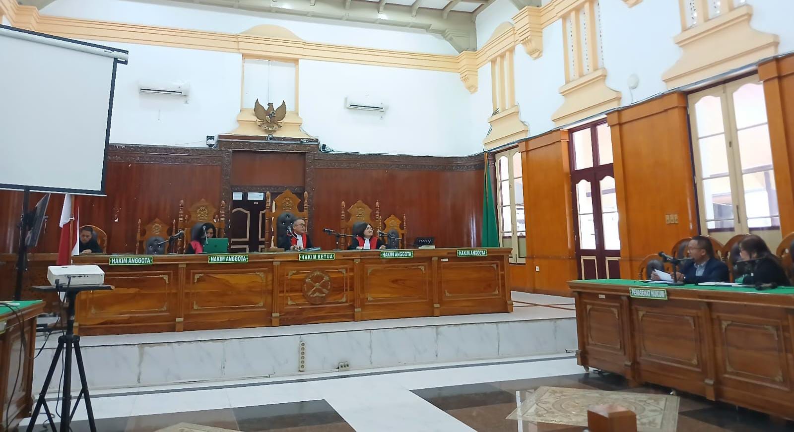 TPL: Sidang gugatan KLH terhadap PT TPL di Pengadilan Negeri Medan, Selasa (10/3/2026). (Dok: istimewa)