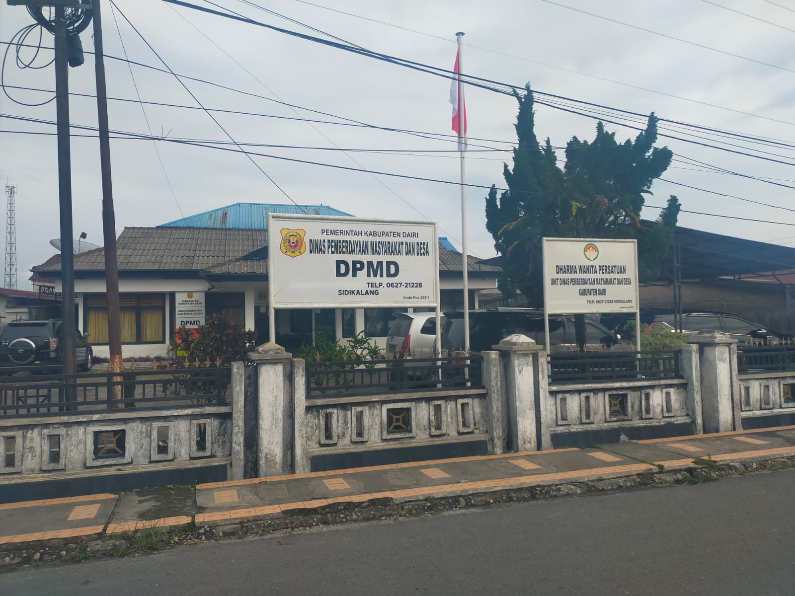 Kantor Dispemdes Dairi. (RUDY SITANGGANG/SUMUT POS)