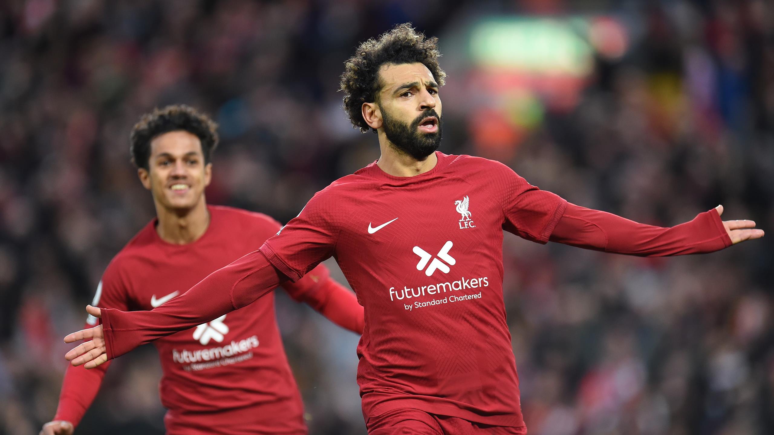 Mohamed Salah, diprediksi akan menjadi starter saat Liverpool melawan Galatasaray. (eurosport)