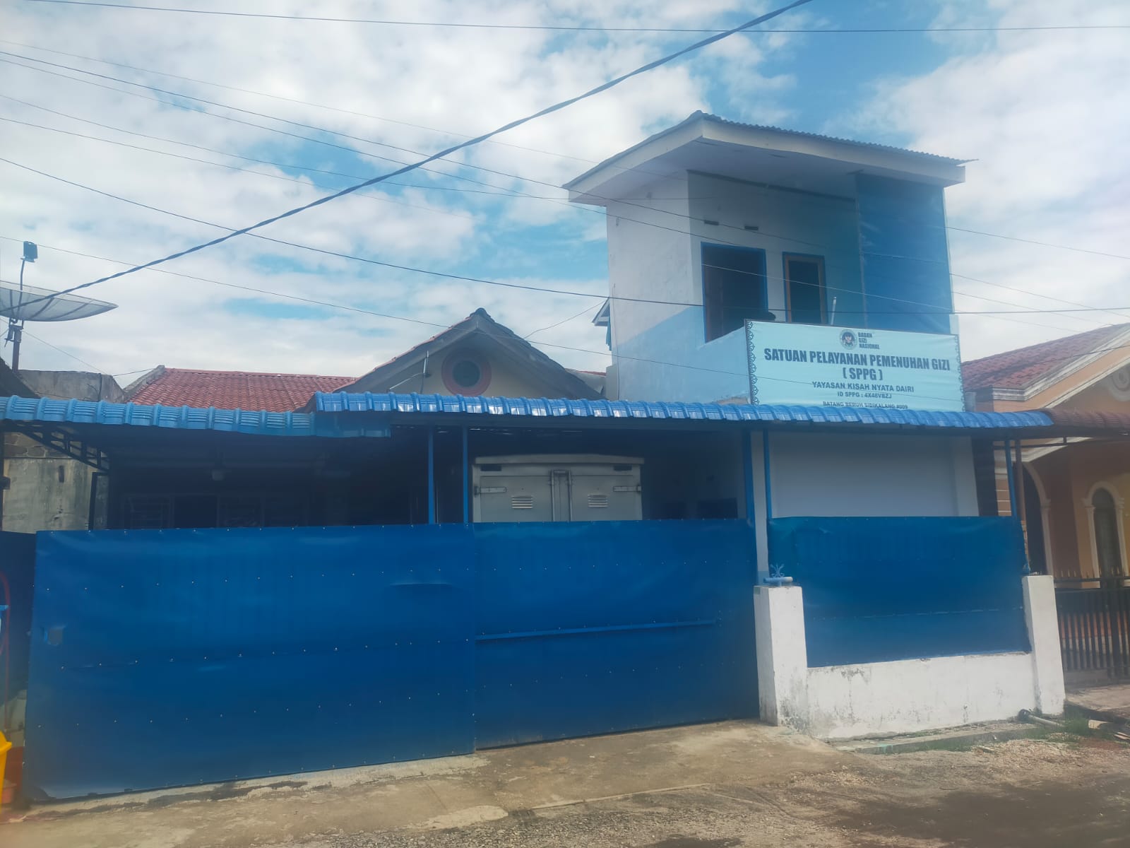 Salahsatu dapur MBG yakni SPPG Sidikalang Batangberuh 3, sudah bisa beroperasi kembali karena sudah diaktifkan BGN sejak, Selasa (10/3/2026). (RUDY SITANGGANG/SUMUT POS)