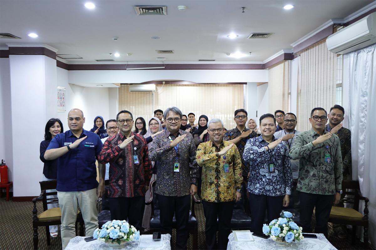 Sekjen Kemnaker, Cris Kuntadi saat menghadiri Penandatanganan Kesepahaman Bersama dan Perjanjian Kerja Sama antara Kemnaker dengan Pelita Air di Jakarta, Kamis (12/3/2026). (dok Kemnaker)