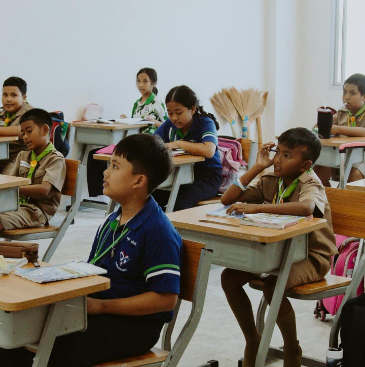 Ilustrasi anak belajar di sekolah. (Pexels.com)