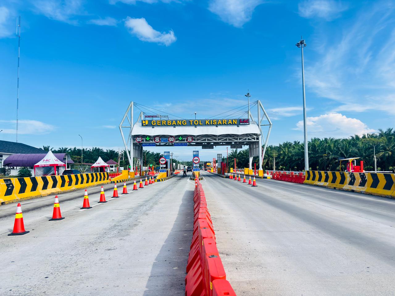 Kondisi terkini lajur Exit GT kisaran.