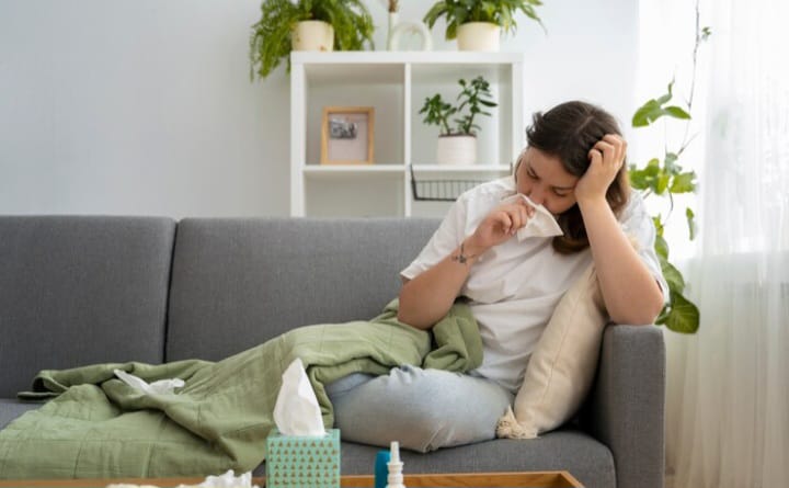 ilustrasi masuk angin. (Freepik.com)