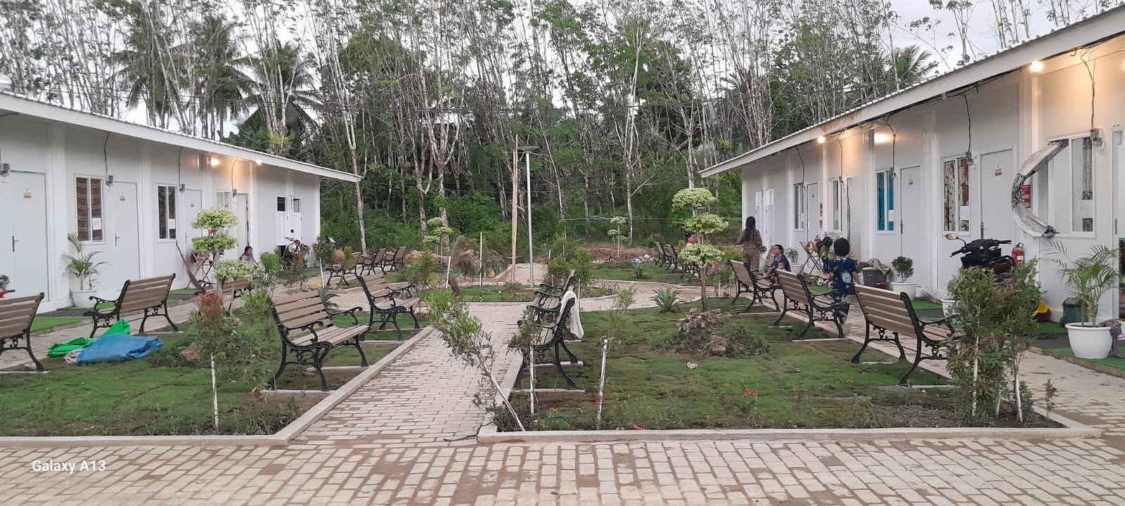 Salah satu huntara di Garoga, Tapanuli Selatan. (SUBANTA RAMPANG AYU/SUMUT POS)