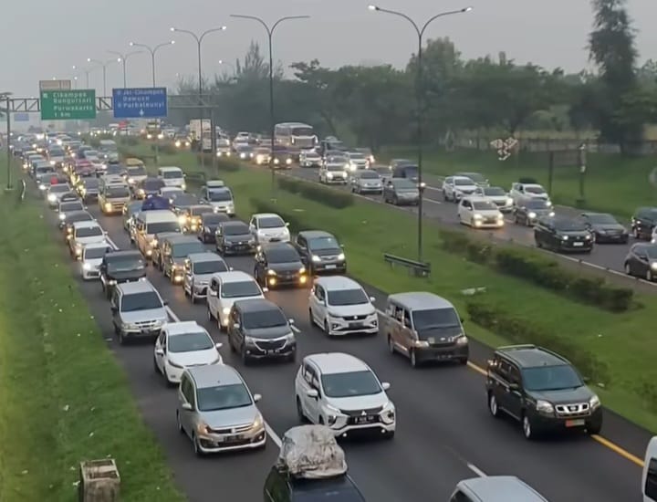 Menhub imbau agar pemudik menghindari puncak arus balik Lebaran 2026. (Instagram @oppal_id)