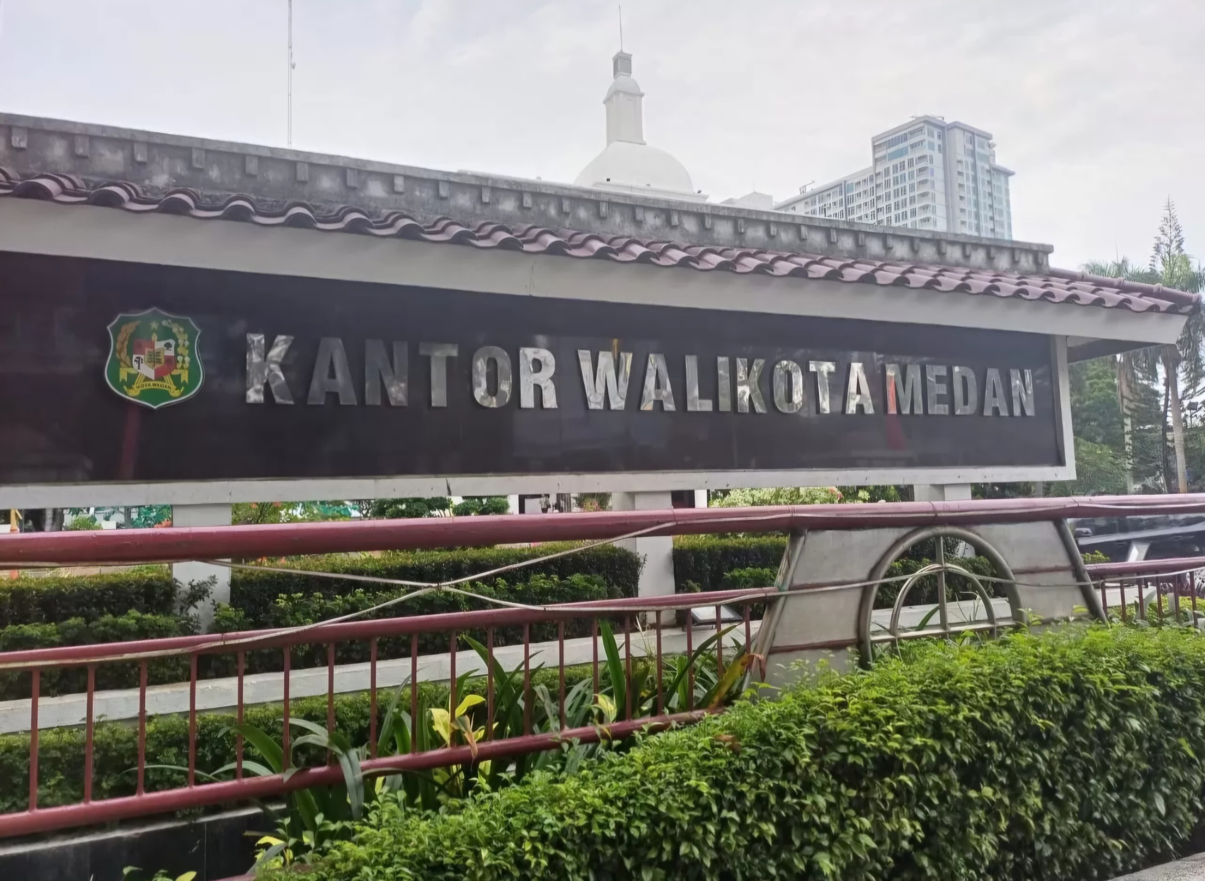 Kantor Wali Kota Medan, Jalan Kapten Maulana Lubis No.2, Kecamatan Medan Petisah. (Dok: Markus Pasaribu/Sumut Pos) 