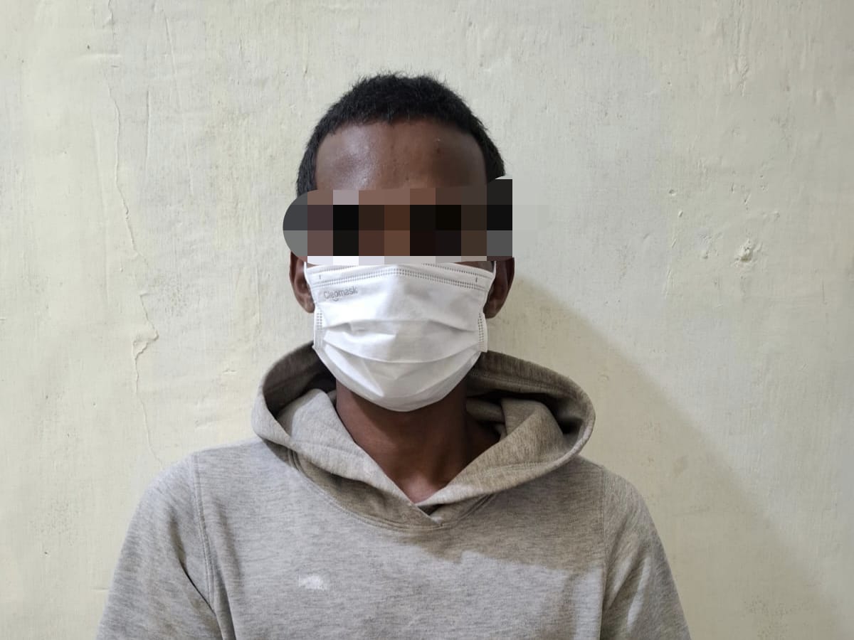  ABD saat dibawa ke Satresnarkoba Polres Binjai.(Istimewa/Sumut Pos)