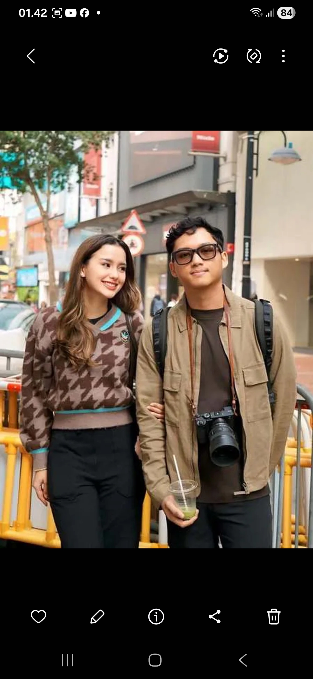 Azriel Hermansyah dan Sarah Menzel. (Dok: instagram)