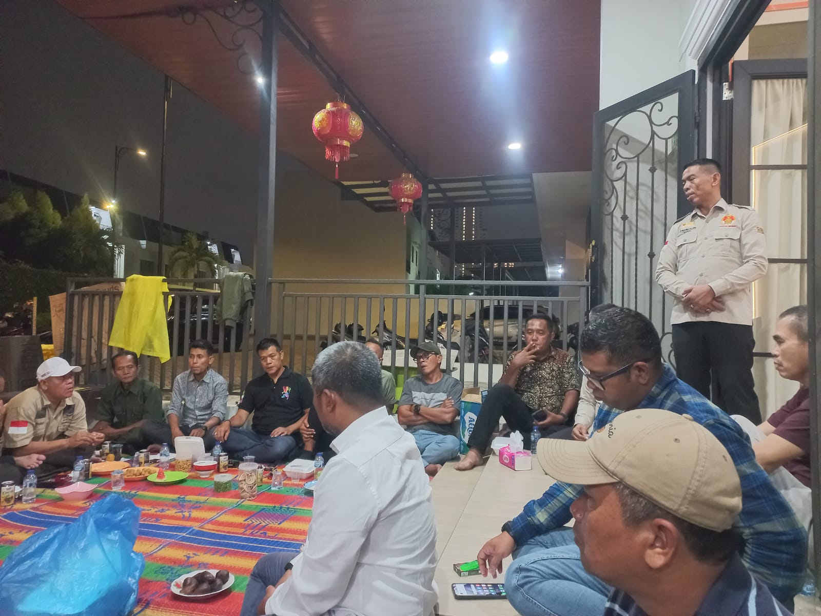 Dewan Pimpinan Cabang Macan Asia Indonesia (DPC MAI) Kota Medan  menggelar Hahal Bihalal dengan para kader. (MARKUS PASARIBU/SUMUT POS) 