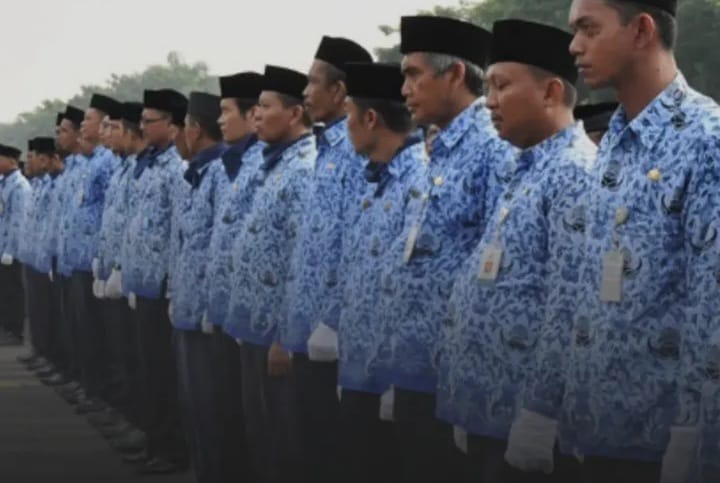 ilustrasi ASN. (Instagram @rujakpolitik)