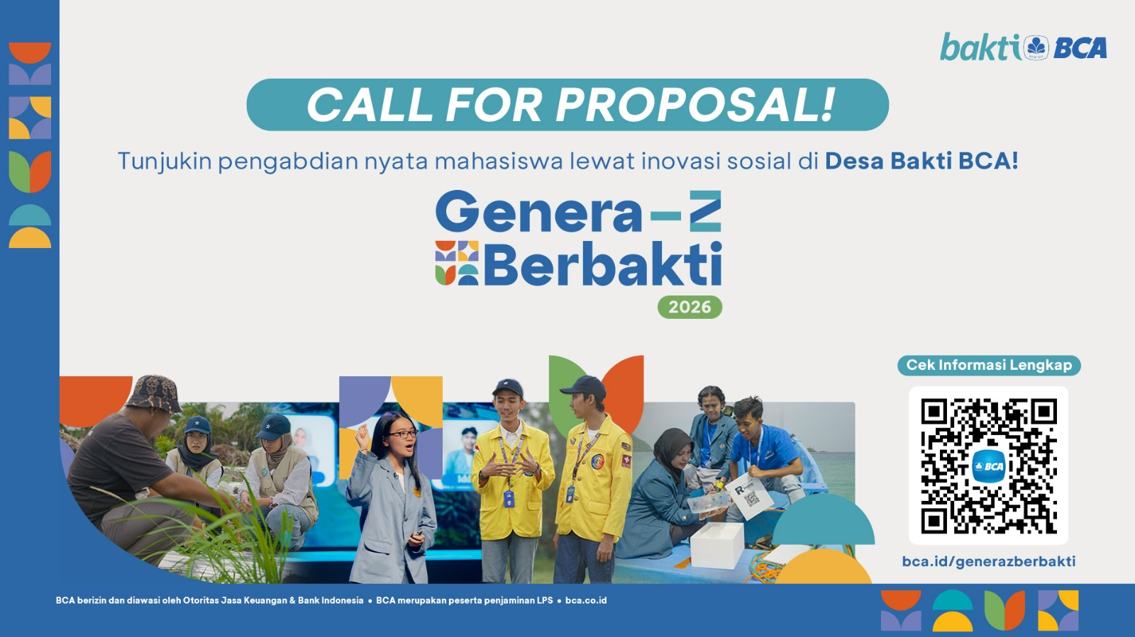 Genera-Z Berbakti 2026 Dimulai, BCA Tawarkan Pendanaan dan Ajak Mahasiswa Kembangkan Desa Wisata. (Dok BCA)