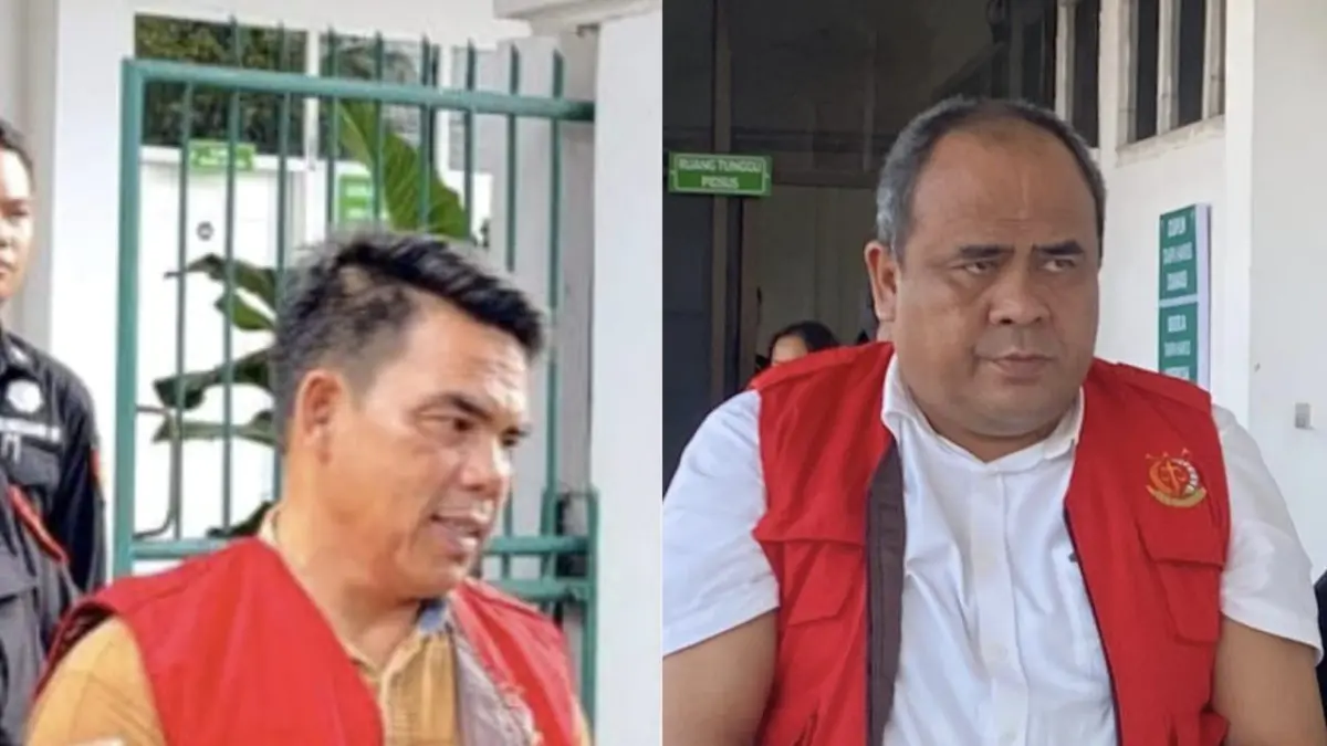 
Kolase foto Ralasen Ginting dan Joko Waskitono, tersangka korupsi yang pernah urus dana insentif fiskal ke Jakarta. (Istimewa/Sumut Pos)