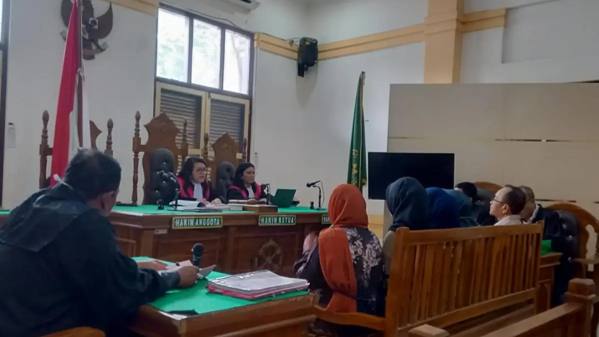 KETERANGAN: Sejumlah saksi dihadirkan memberikan keterangan, dalam sidang kasus pembunuhan di PN Medan, Senin (6/4/2026) sore. (Dok: istimewa)
