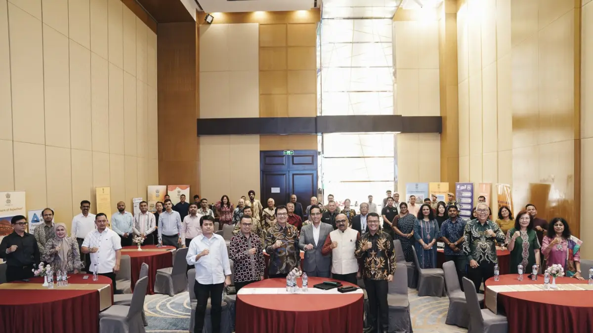 Konsulat Jenderal India di Medan menyelenggarakan pertemuan promosi bisnis di Medan yang bertujuan memperkuat kerja sama ekonomi dan perdagangan. (dok : Konsulat Jenderal India di Medan)