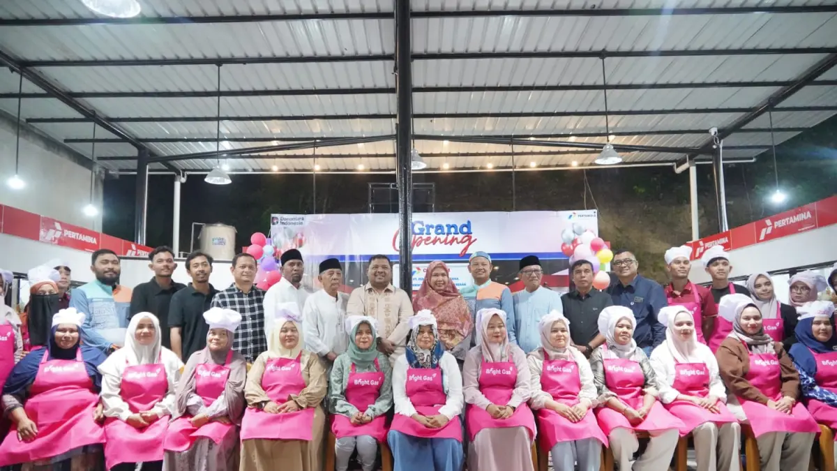 Pertamina Patra Niaga Sumbagut Dorong Kemandirian Warga Lewat Foodcourt UMKM di Aceh Besar.