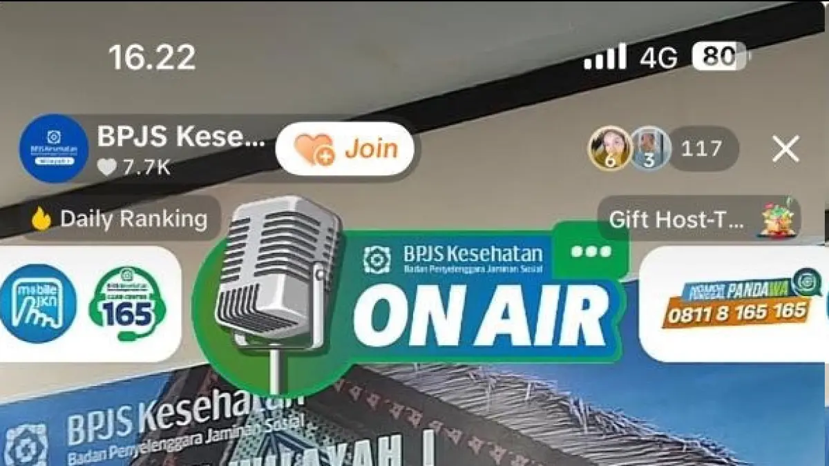 BPJS Kesehatan saat On Air buka ruang tanya jawab. (ISTIMEWA/SUMUT POS)