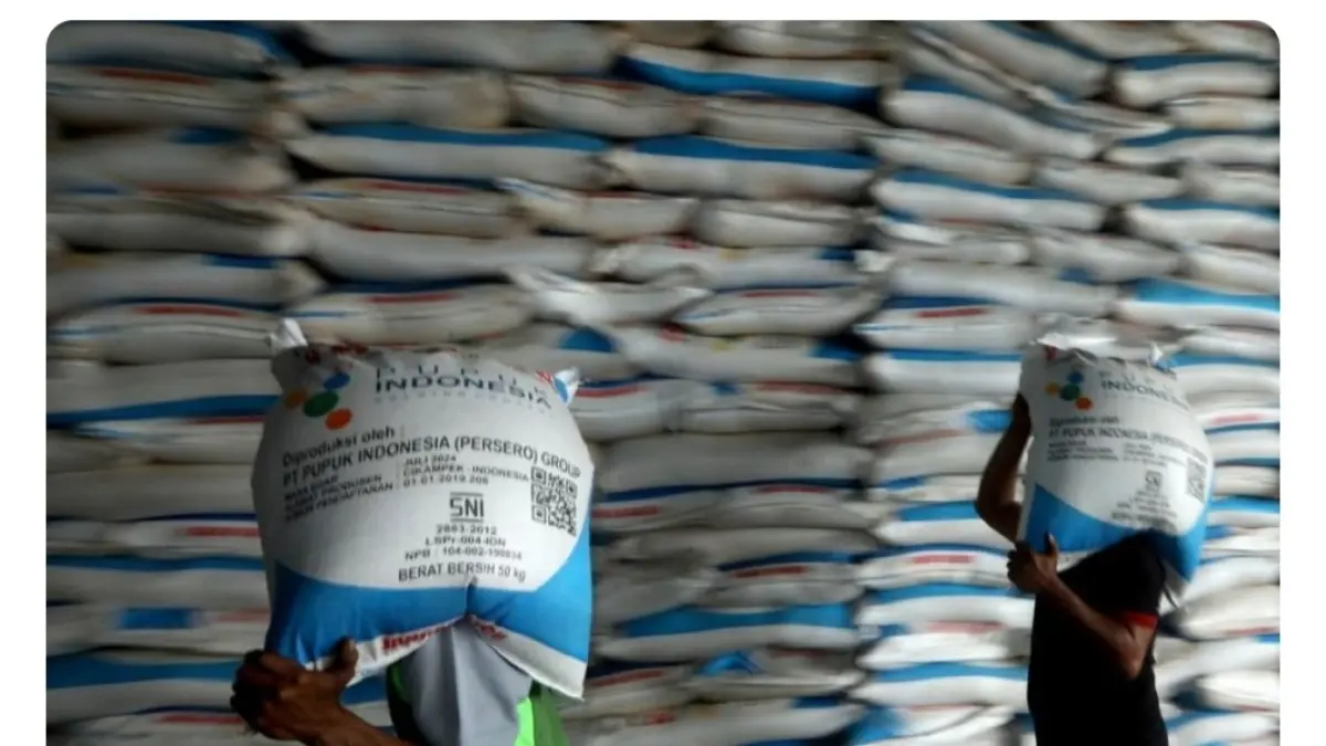 Di tengah dinamika global,  akibat konflik di Selat Hormuz. Pemerintah memastikan, stok pupuk nasional tetap aman dan distribusi kepada petani berjalan lancar. (ist)