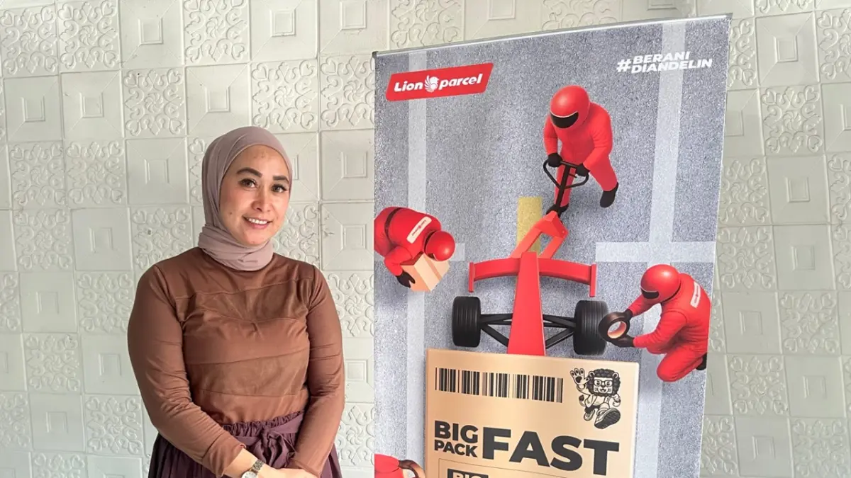 Mitra agen Lion Parcel di Medan, Lidya Andriyani.