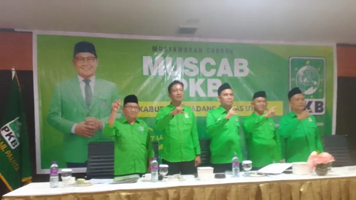 Muscab Partai PKB Paluta, tiga  kandidat akan bersaing  menuju ketua PKB PALUTA 2026 - 2031. (Mitra Harahap/Sumut Pos)