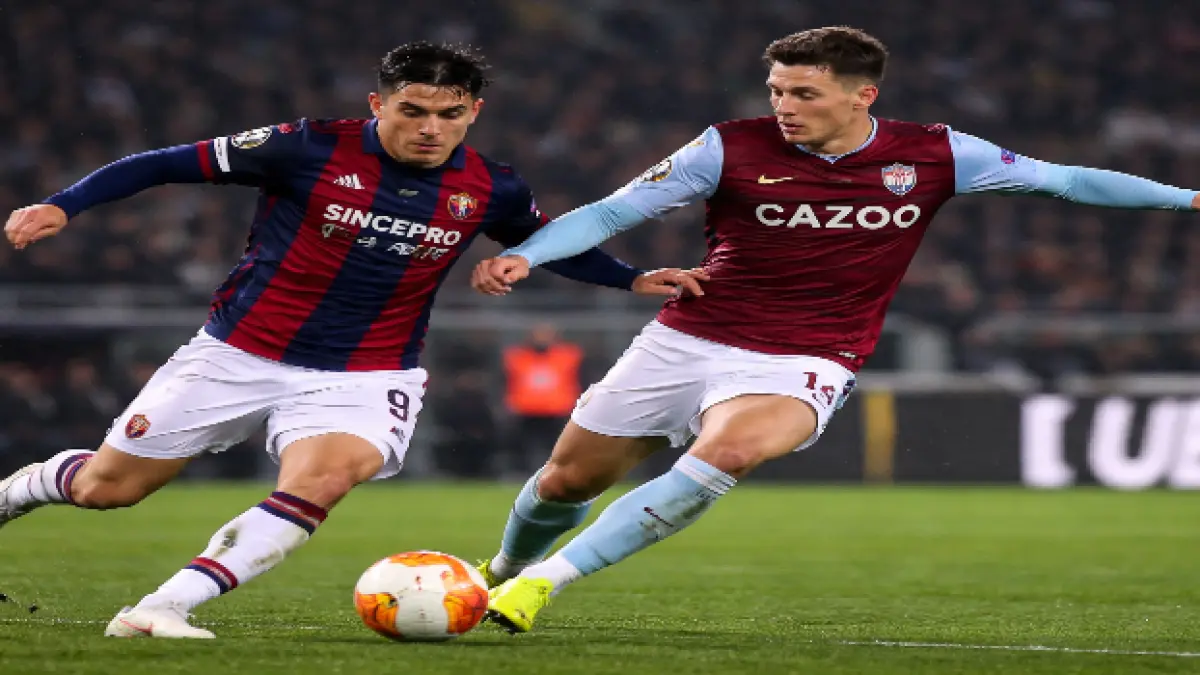 Santiago Castro menjadi senjata andalan Bologna dalam menembus pertahanan Aston Villa pada leg pertama perempat final Liga Europa yang digelar di Stadion Renato Dall’Ara, Jumat (10/4) dini hari pukul 02.00 WIB. (foto: ChatGpt)