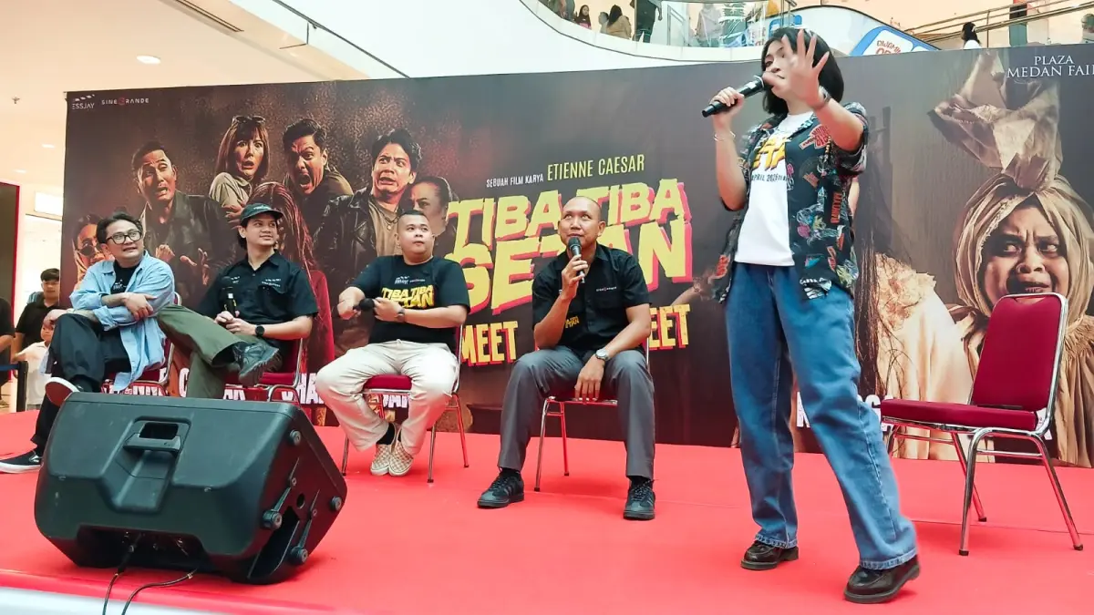 Gala Premiere Film Tiba-Tiba Setan diKota Medan, Sabtu (11/4/206)