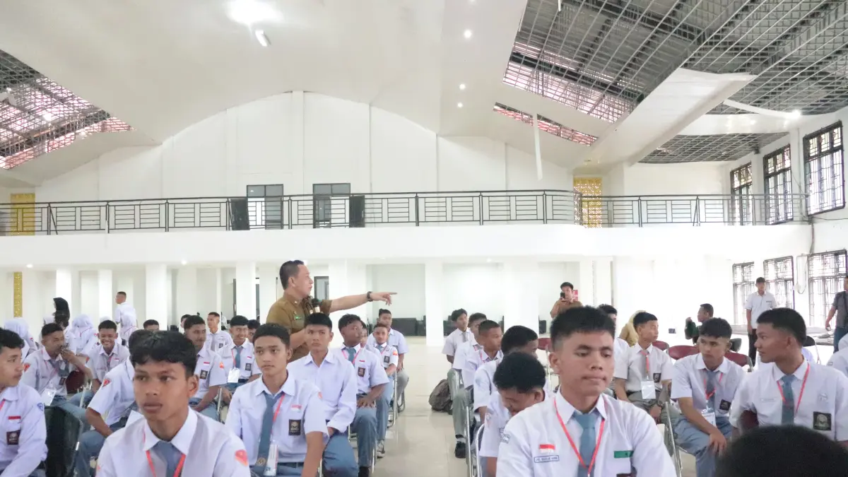Sebanyak 133 pelajar Paluta berebut kursi untuk Pasukan Paskibraka 2026. (MITRA HARAHAP/SUMUT POS)