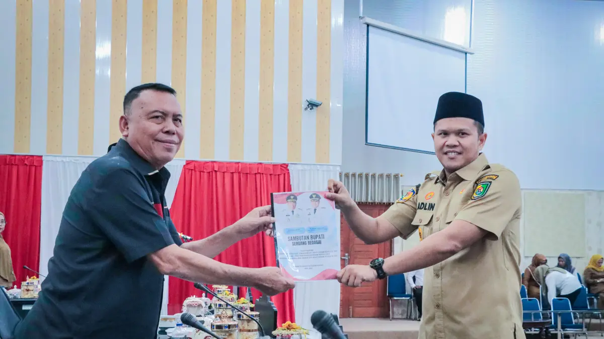  Wabup Sergai Adlin Tambunan bersama ketua DPRD Sergai Togar Situmorang. ( Fadly/ Sumut Pos)