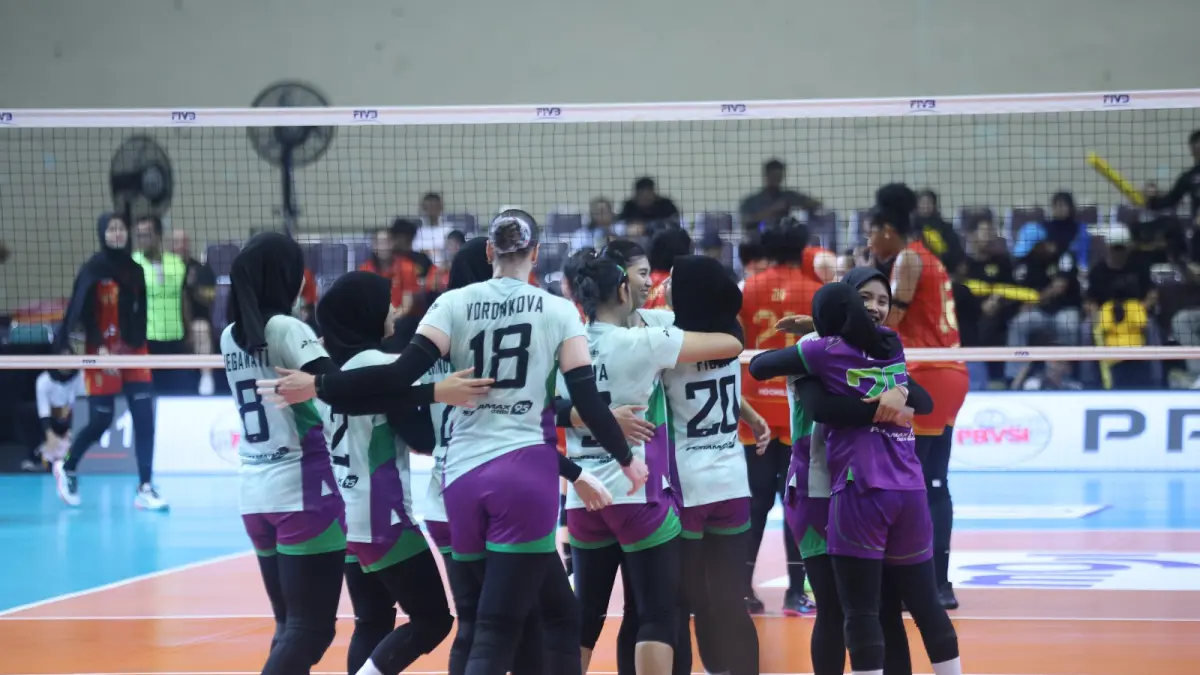 GRAND FINAL: JPE berhasil melaju ke Grand Final Proliga 2026 setelah mengalahkan Jakarta Popsivo Polwan. (Dok: Proliga)
