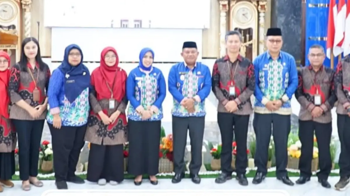Kepala BPS Labuhanbatu beraudiensi ke Bupati menjelaskan Sensus Ekonomi (SE) 2026 (Fajar/Sumut Pos)