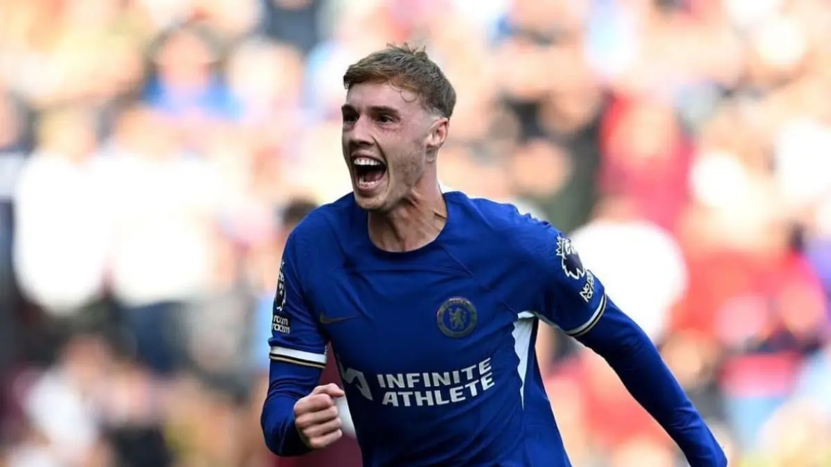 BANGKIT: Cole Palmer diharapkan mampu membawa Chelsea kembali bangkit saat dijamu Brighton di Stadion Amex, Rabu (22/4) dini
hari WIB. (chelseafc)