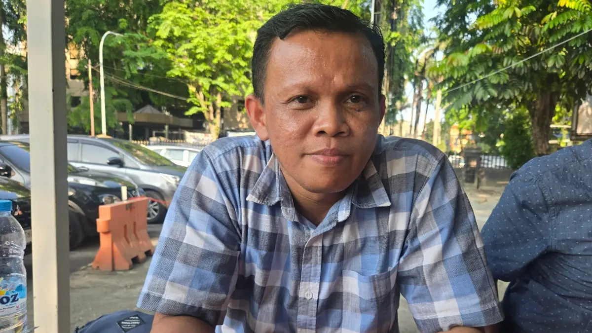 KETERANGAN: Bintang Panjaitan selaku PH terdakwa Ngadinah, memberikan keterangan usai sidang tuntutan, Rabu (22/4/2026) sore. (Dok: istimewa)

