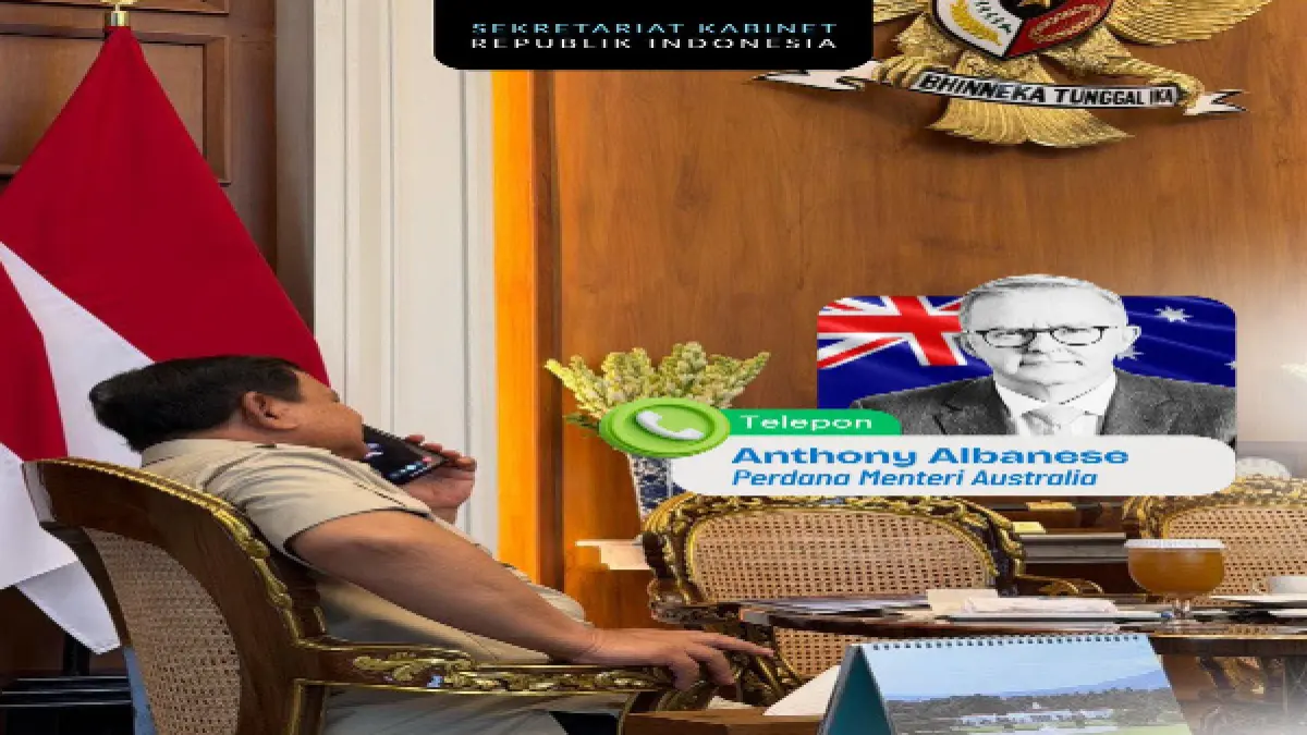 Presiden Prabowo Subianto menerima apresiasi langsung dari Perdana Menteri Australia, Anthony Albanese terkait Indonesia mengekspor pupuk urea ke Negeri Kanguru tersebut. (ISTIMEWA)

&nbsp;