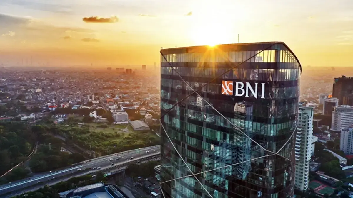 Ilustrasi Gedung Bank Negara Indonesia (BNI) Jakarta. (Istimewa).
