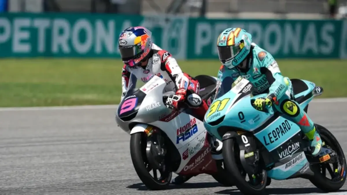 Rider asal Indonesia Veda Ega Pratama di Moto3 Spanyol. (Dok. Honda Team Asia)