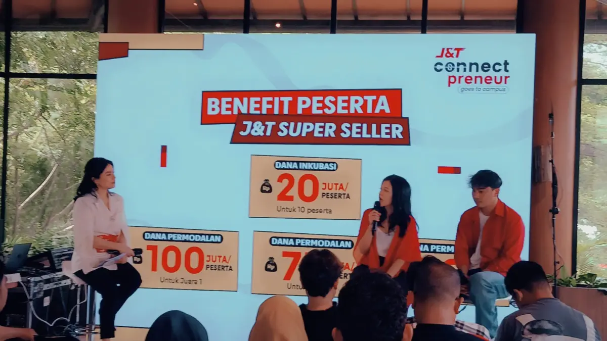 J&T Express meluncurkan J&T Connect Preneur Goes to Campus di Jakarta (28/4/2026) (Ari Iswandi/ Sumut Pos)