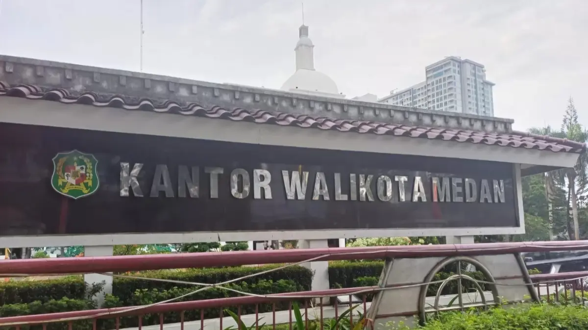 Kantor Wali Kota Medan, Jalan Kapten Maulana Lubis No.2, Medan. (Dok: Markus Pasaribu/Sumut Pos) 
