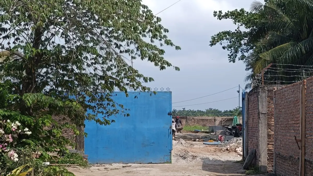 KOLAM: Lokasi usaha kolam ikan lele dusun VII kampung Pala Desa Sei Rampah,Sergai. (Dok: Fadli/ Sumut Pos)

