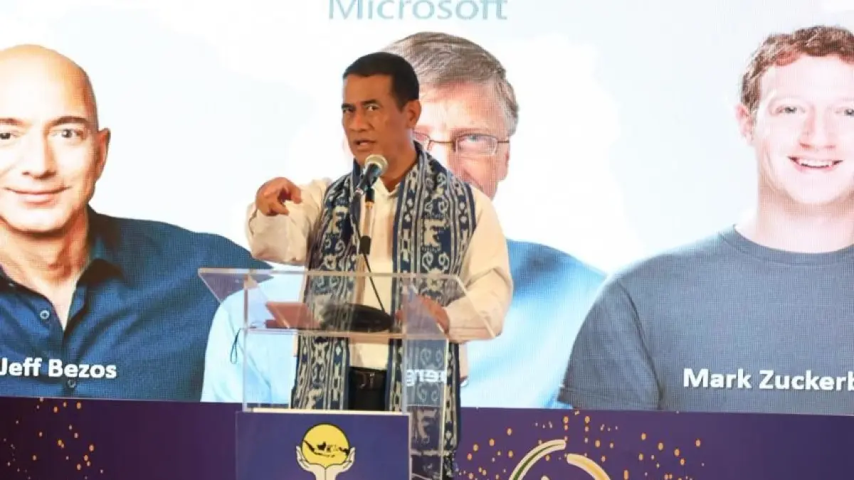 Mentan Amran saat memberikan arahan kepada Himpunan Pengusaha Muda Indonesia Sulawesi Utara di Manado, Jumat (1/5/2026).