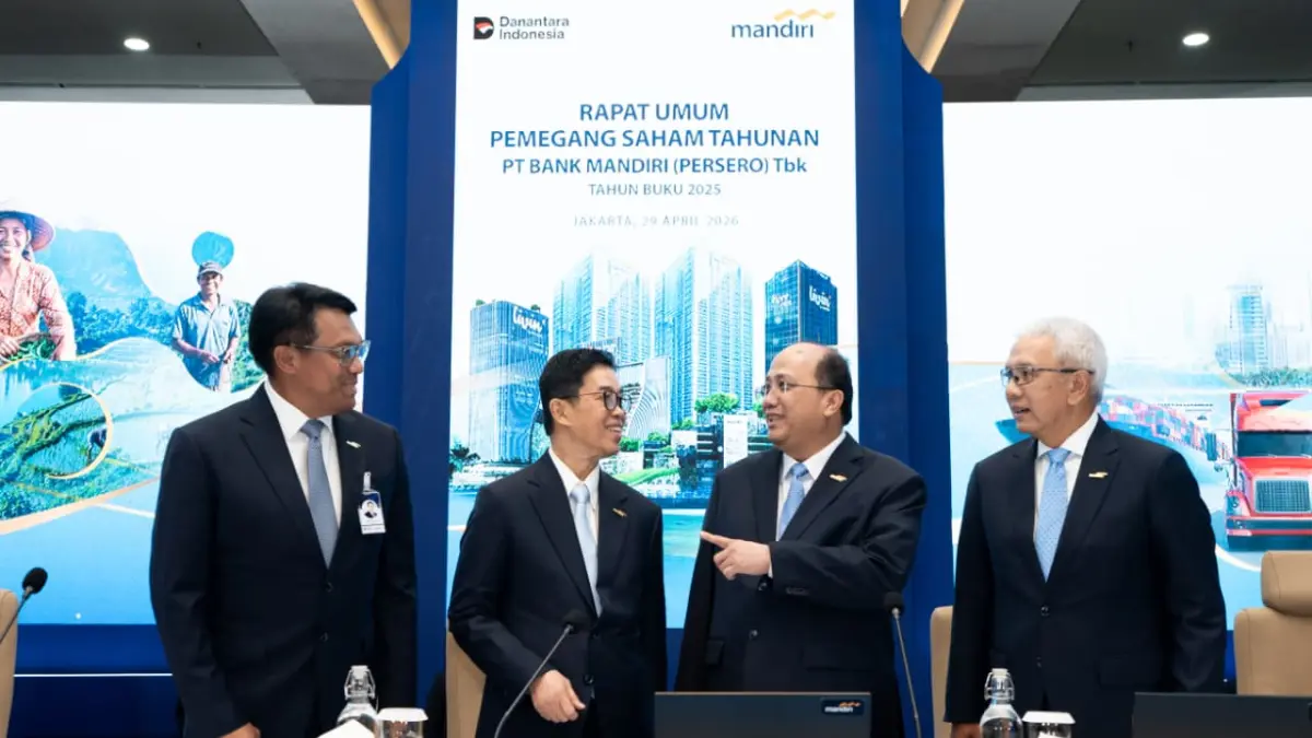 Bank Mandiri Bagikan Dividen Rp 44,47 Triliun