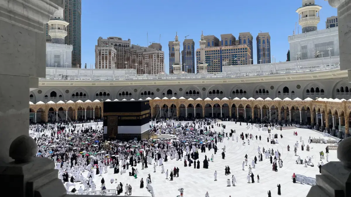 Jamaah haji dari berbagai dunia mulai memadati Masjidil Haram. (Dok: media center haji 2026)