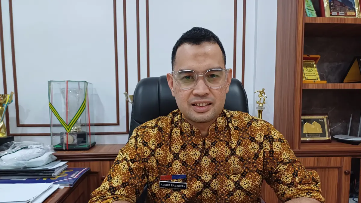 Dirut PUD Pasar Kota Medan, Anggia Ramadhan. (Dok: Markus Pasaribu/Sumut Pos) 