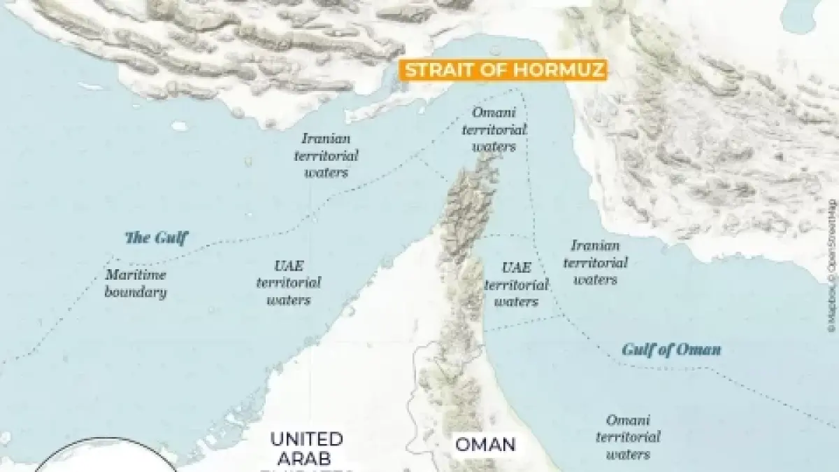 IRGC keluarkan peta baru Selat Hormuz. (Dok: Al Jazeera)

