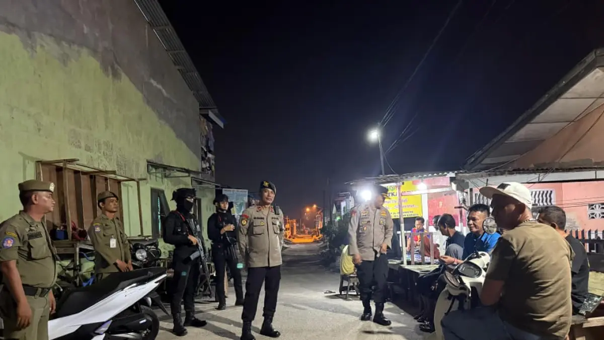 PATROLI: Polisi saat menggelar patroli gabungan KRYD. (Dok: istimewa)

