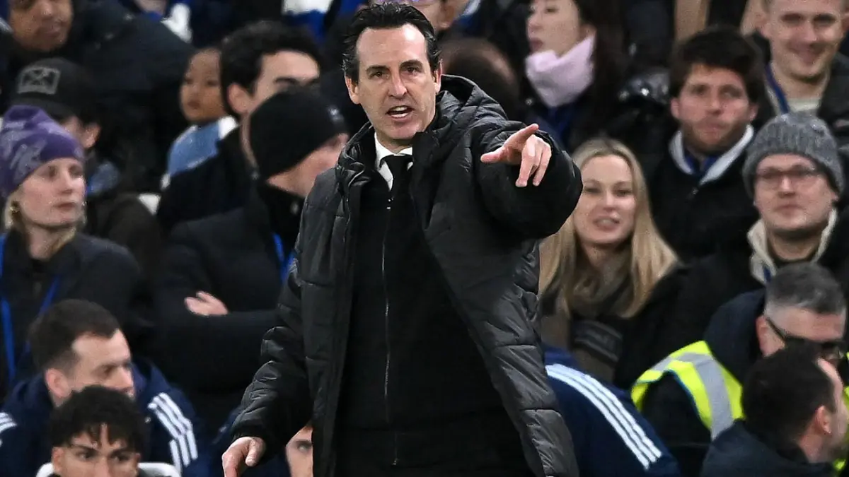 TUGAS BESAR: Unai Emery harus membawa Aston Villa membalikkan defisit satu gol saat menghadapi Nottingham Forest di Villa Park dini hari nanti (8/5). (ligaolahraga)
