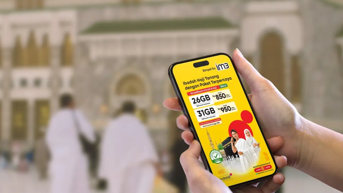 Ilustrasi SimpleRoam Haji Im3. (Dok: Indosat)