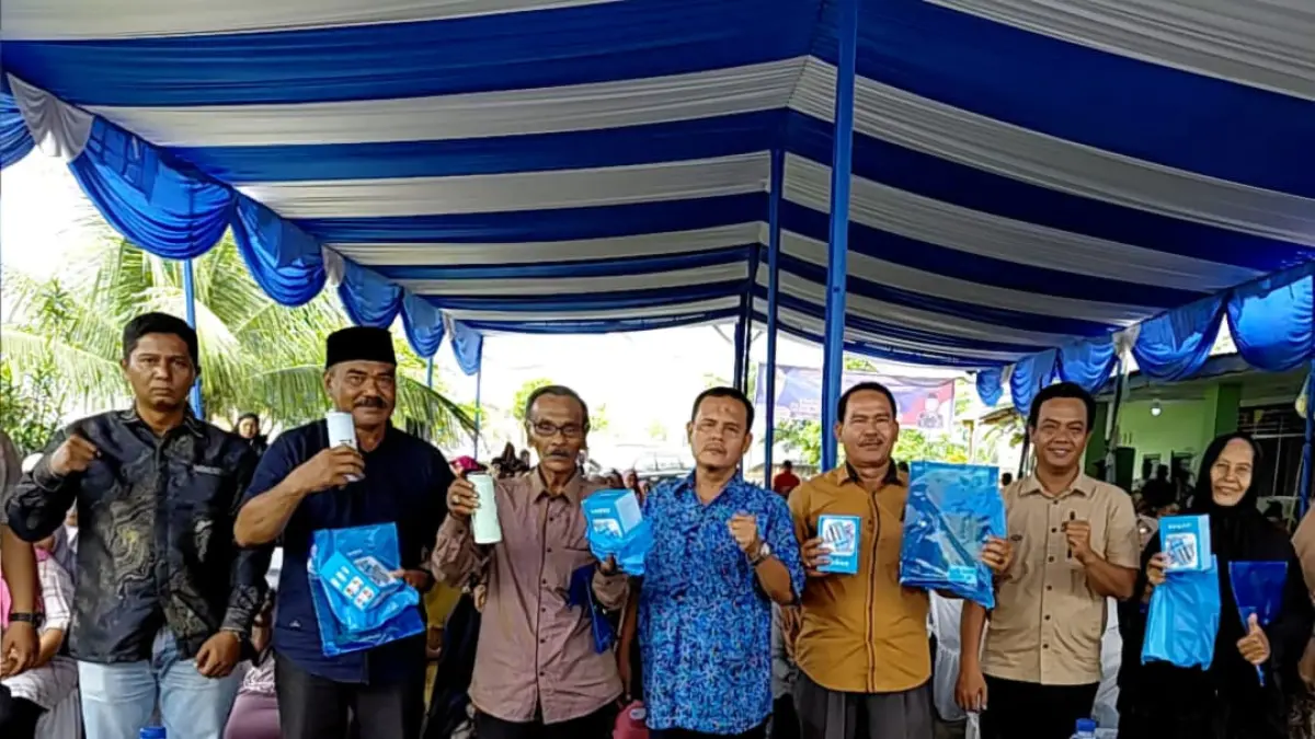  
Anggota DPRD Kota Medan, Dr H Muslim M.S.P menggelar Sosialisasi Perda Kota Medan No.5 Tahun 2015, Minggu (10/5/2026). (istimewa) 