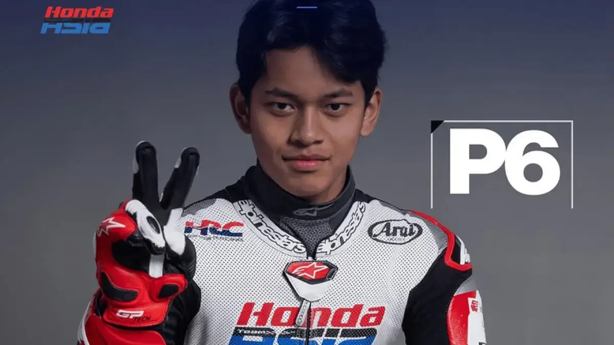 Veda Ega Pratama. (Dok: instagram team Asia Honda)