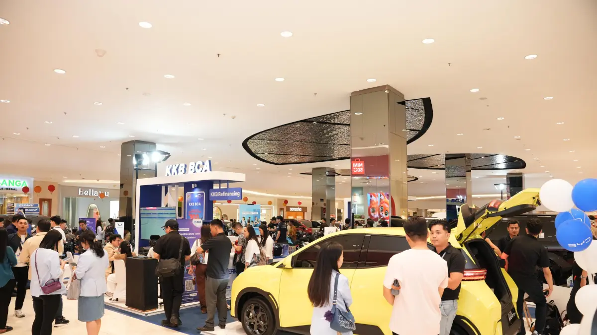 Event expo BCA di Medan baru-baru ini.&nbsp;
Atas komitmen menghadirkan layanan perbankan terbaik untuk nasabah,&nbsp; BCA kembali masuk ke daftar #1 World’s Best Bank di Indonesia. Foto : BCA