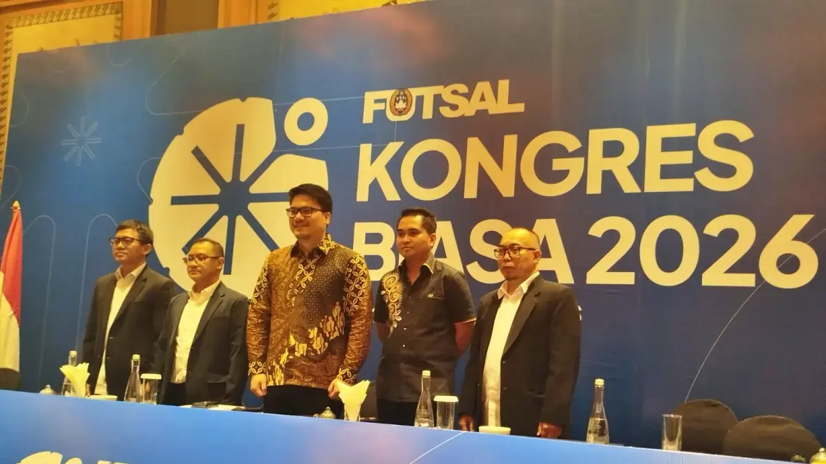 Pengurus Asosiasi Futsal Indonesia fiti bersama. (Dok: Jawa Pos)